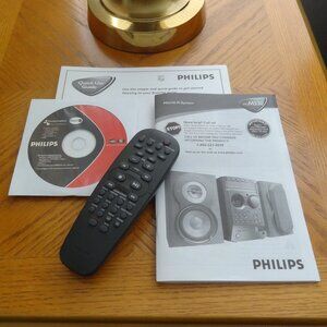 PHILIPS ~ Mini Hi-Fi Stereo System ~ REMOTE CONTROL , Disc, Manual ~ MCM530/590